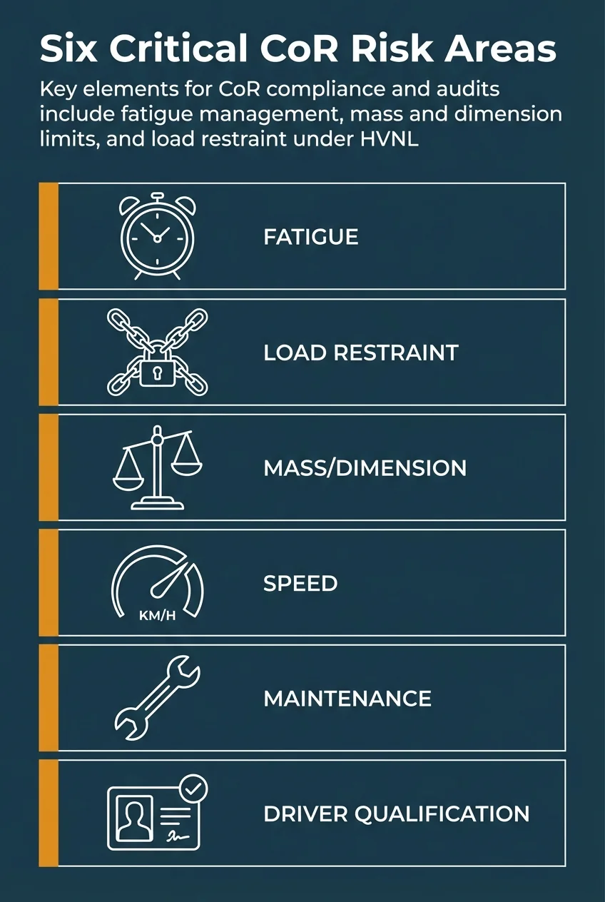 Six Critical CoR Risk Areas