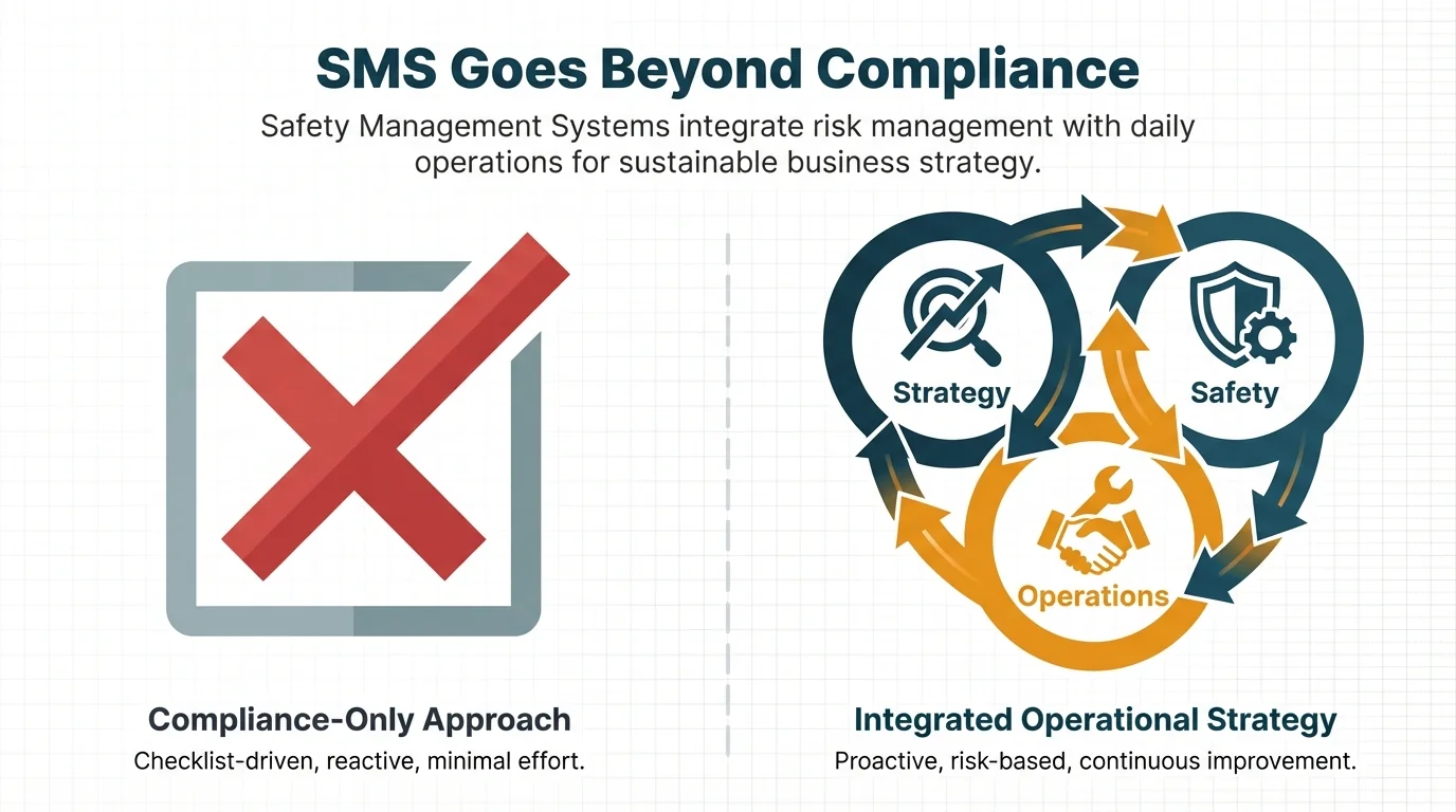 SMS Goes Beyond Compliance